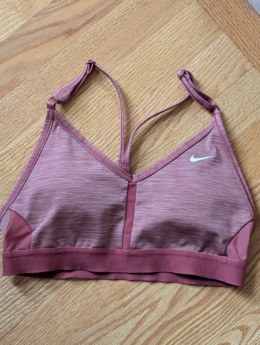 Nike Women's Indy Sports Bra | Large Rust Pink